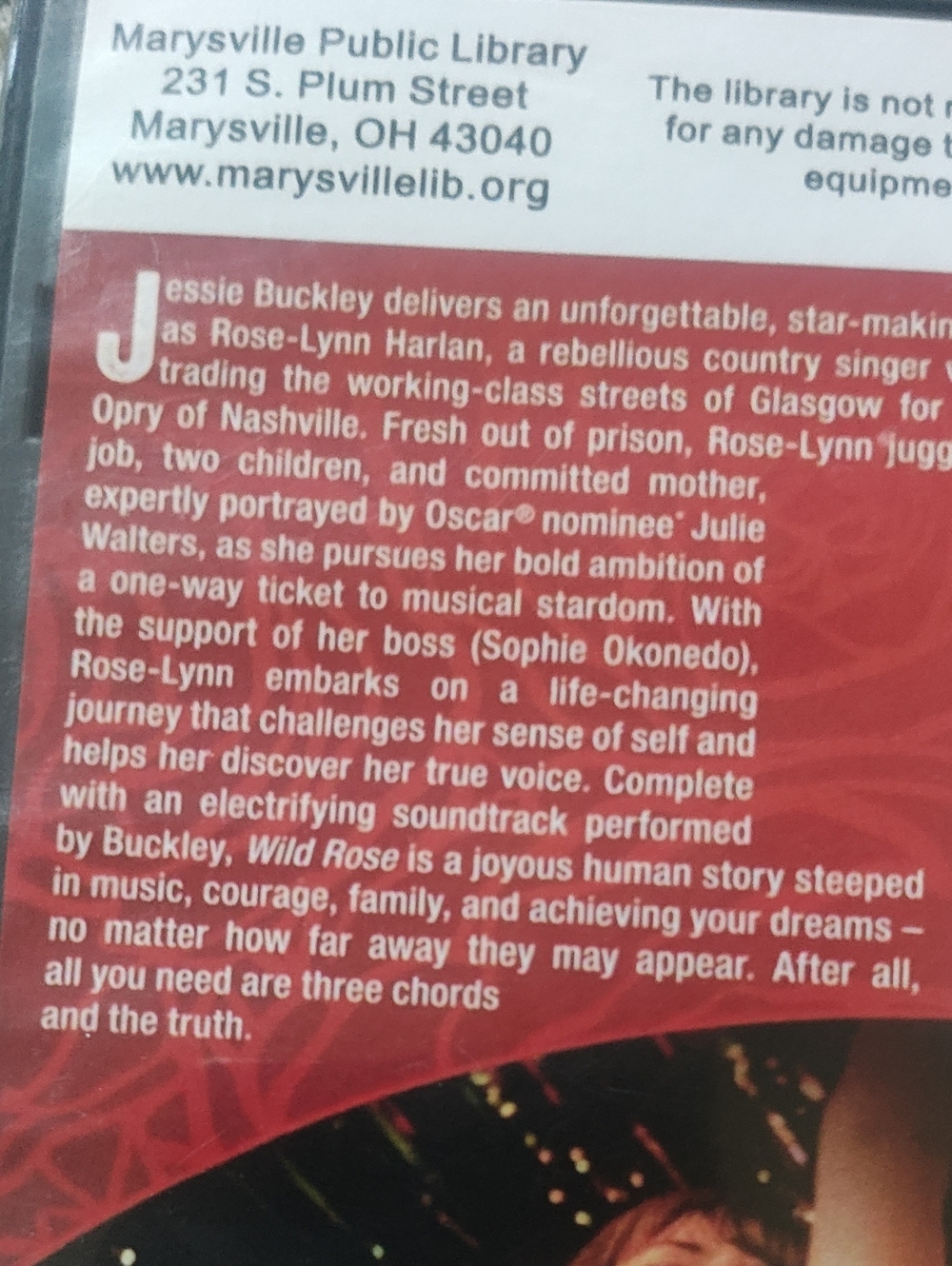 DVD: WILD ROSE - Picture 3 of 7